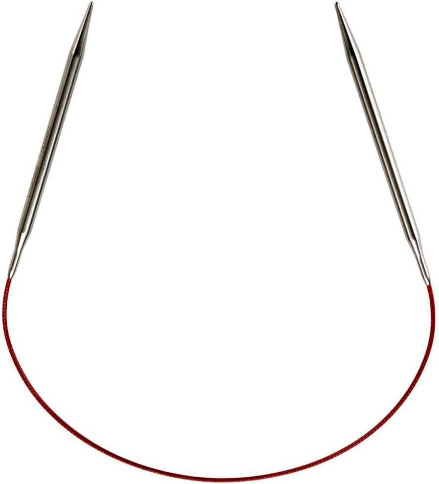 ChiaoGoo SS Red Lace Circular, 16-Inch (40 cm), US 1 (2.25 mm)