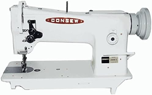 Consew 206RB-5 Walking Foot Upholstery Machine w/Table & Motor (Table Comes Assembled)