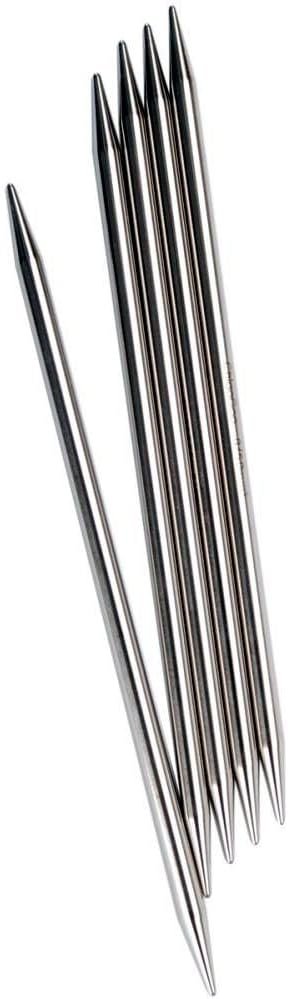 ChiaoGoo Red Double Point 6-inch (15cm) Stainless Steel Knitting Needle; Size US 2 (2.75mm) 6006-2 by ChiaoGoo
