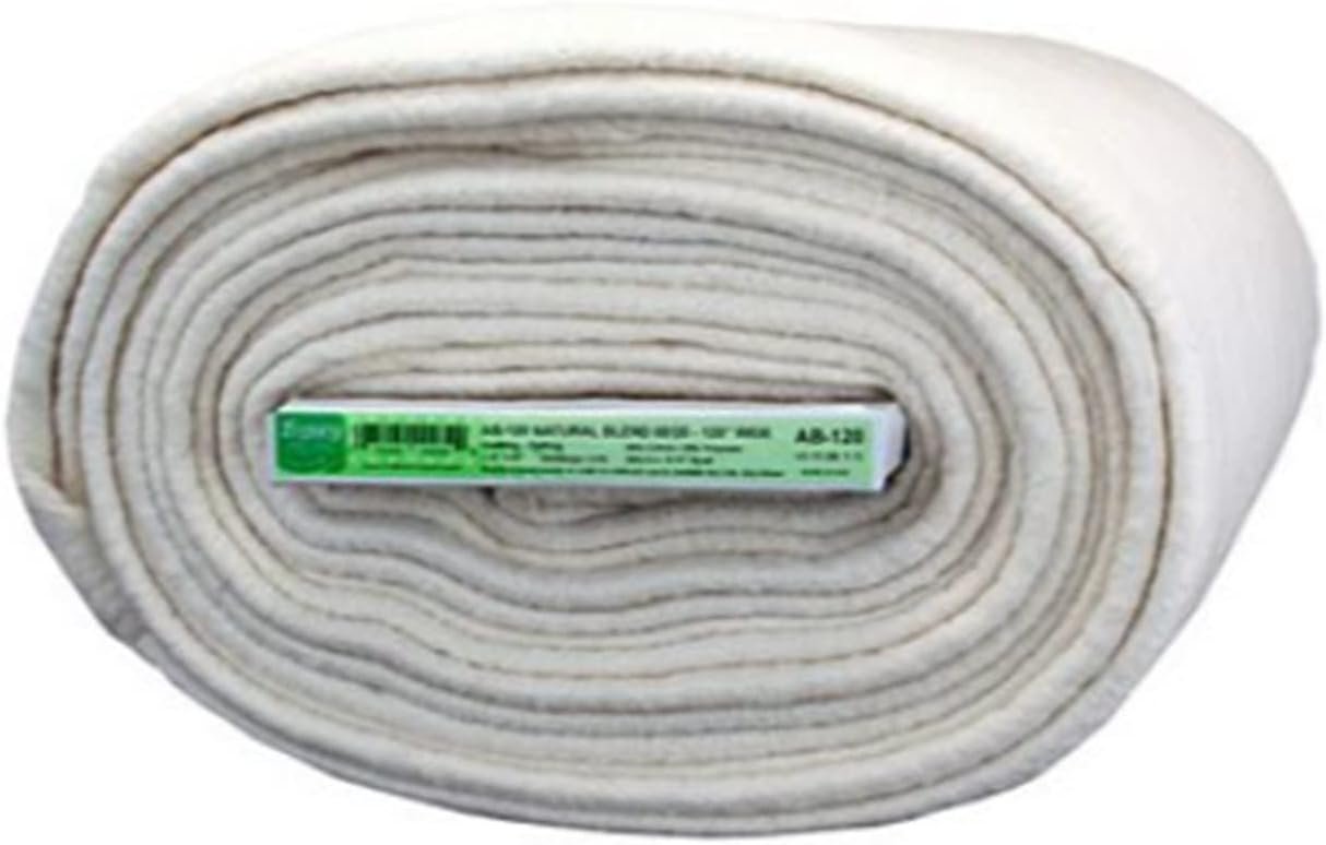 80/20 Cotton Blend Batting No Scrim120″x10yds, NAT