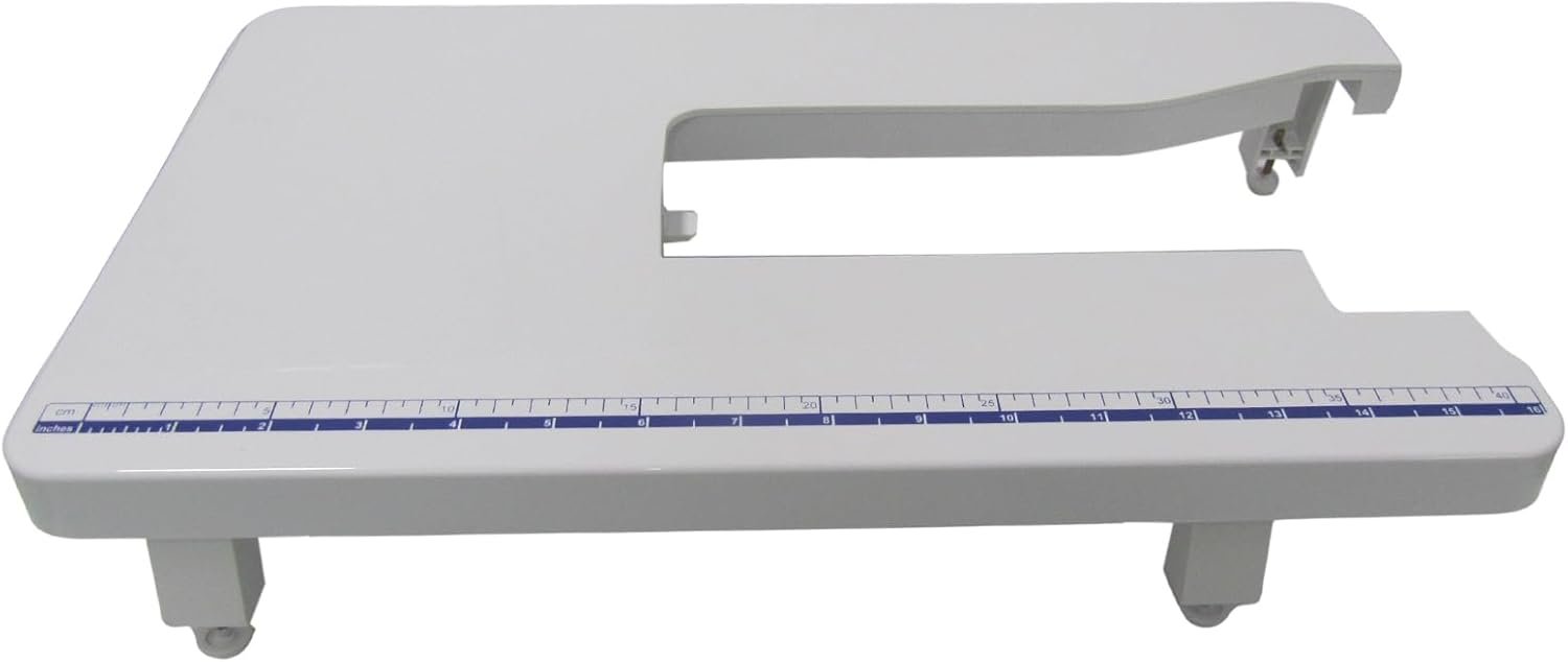 CKPSMS Adjustable Height Extension Table, White, Compatible with Brother innovis SE600, SE625, SE630, SE700, SE725, SE750, SL500, ST150HDH, LB6950, LB7000, NS80E, NS1750D and More