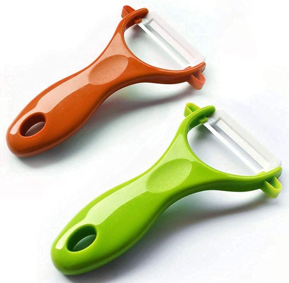 COLIBROX Peelers Grate and Julienne – Fruit and Vegetable Peeler Set Quickly Peels Apple, Potato, Corn, Ginger, Citrus, Avocado, Mango and More