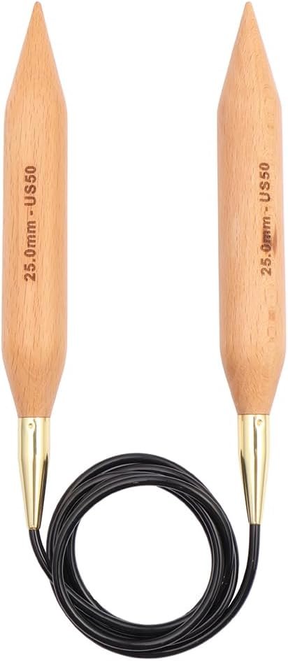KnitPro Jumbo Fixed Circular Needles 47″ (120cm) | US Size 50 (25mm)