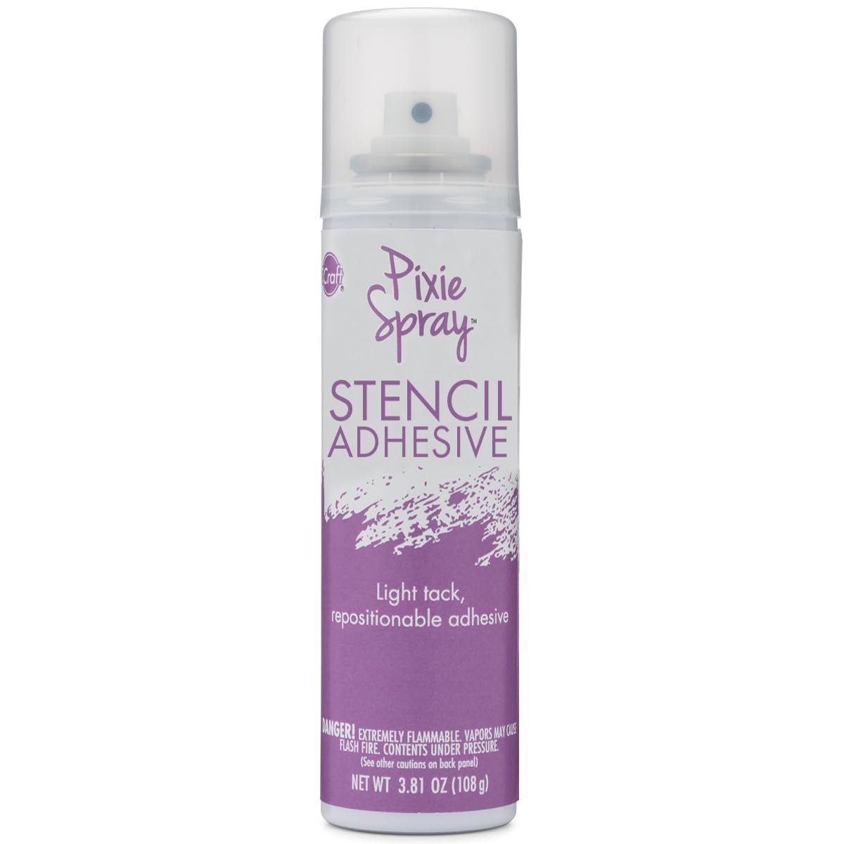 iCraft Pixie Spray Stencil Adhesive, Repositionable, Low Tack, 3.81 Ounces