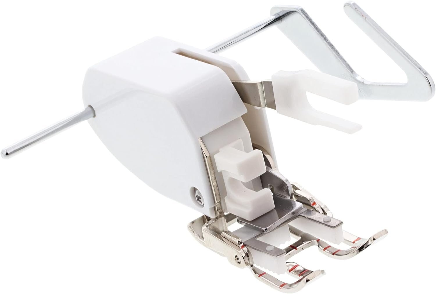 Open Toe Walking Foot with Adjustable Guide | Fits Low Shank Sewing Machines – Brother, Janome, Singer, and More | Even Feed Foot for Quilting and Sewing Multiple Layers