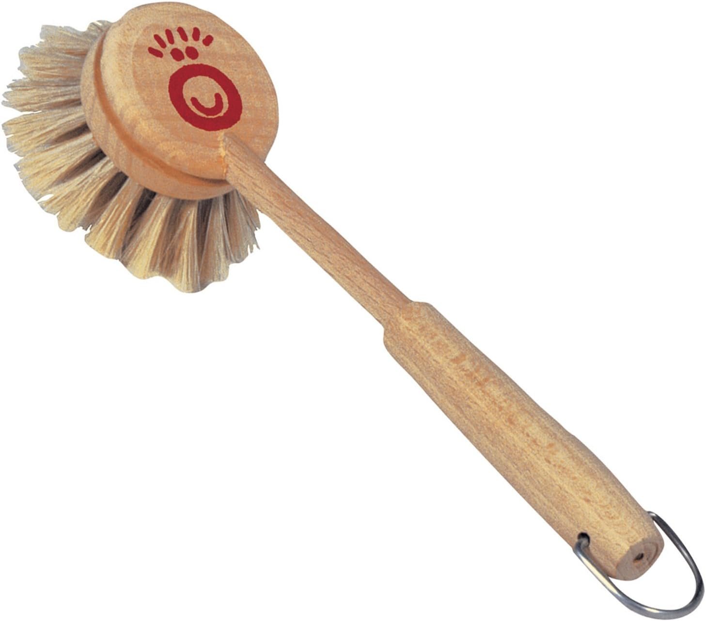 Redecker Children’s Dish Brush, Horsehair – Small Wooden Brush for Learning & Gentle Use, Made in Germany