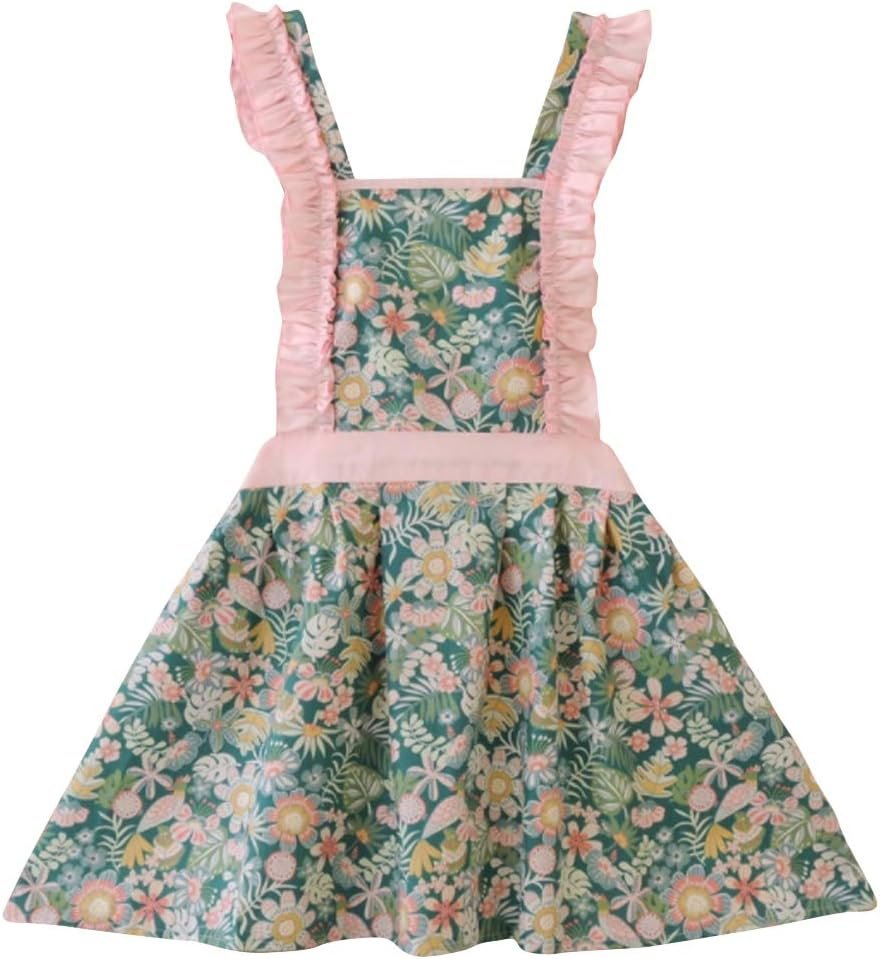 CRB Fashion Kids Cooking Baking Apron | Toddler, Little Girls, Cute Kitchen Chef Aprons
