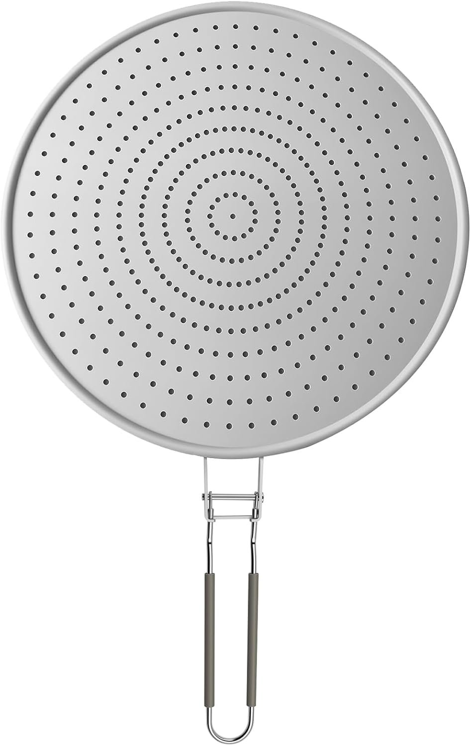 Silicone Splatter Screen for Frying Pan 13 Inch – Grease Splatter Guard with Foldable Handle, Dishwasher Safe & Never Rusts, Fits Most Pans for Stove Top & Bacon Cooking