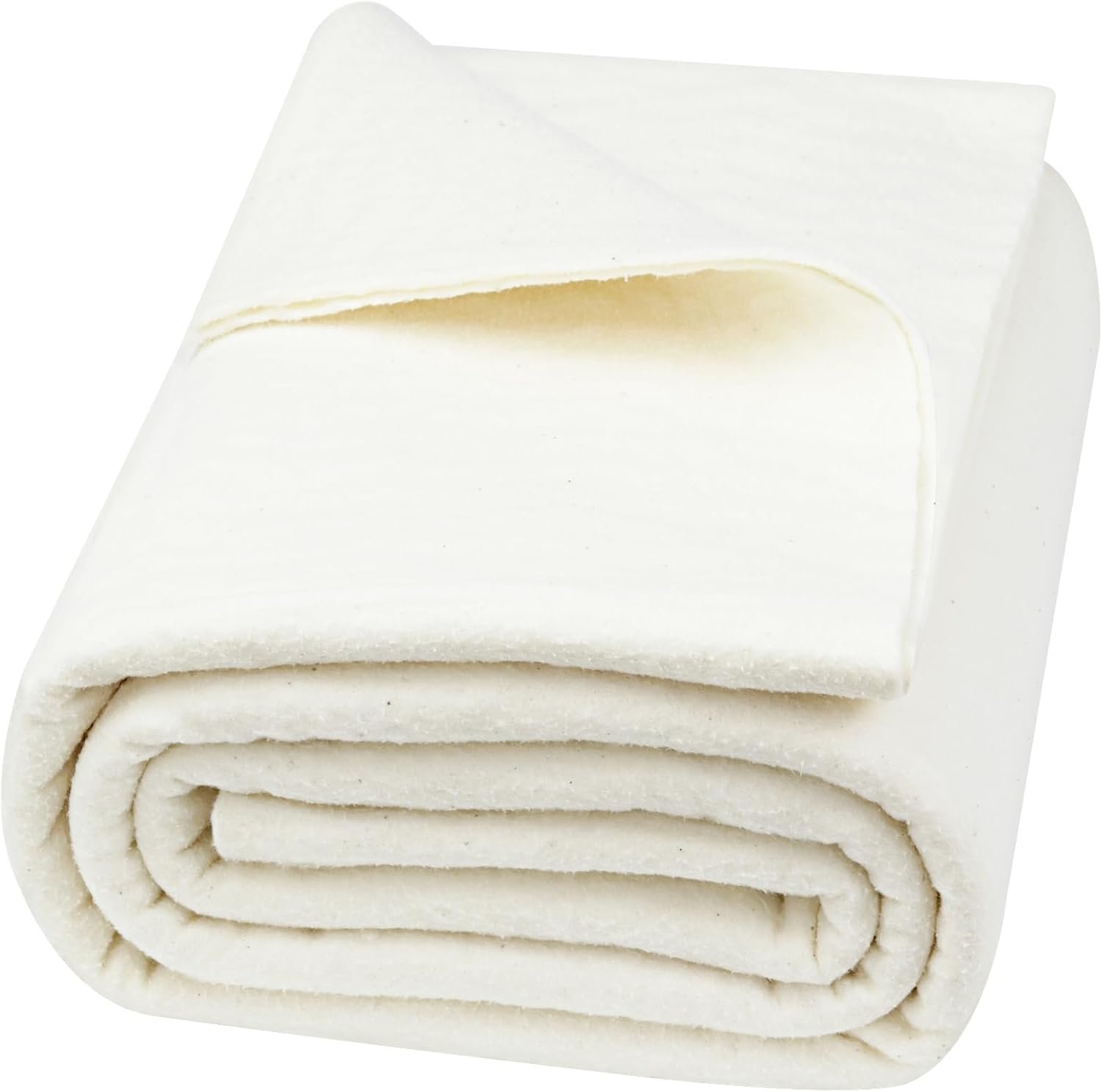 PLANTIONAL Grinding Natural Cotton Quilt Batting: 79-Inch x 91-Inch Light Weight Purely Natural All Season Quilt Batting for Quilts, Craft and Wearable Arts