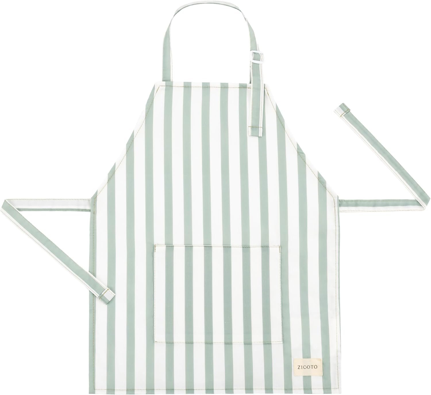 ZICOTO Kids Apron for Girls & Boys – Toddler Apron with Pocket for Cooking, Baking & Crafts – Christmas Gift for Little Chef