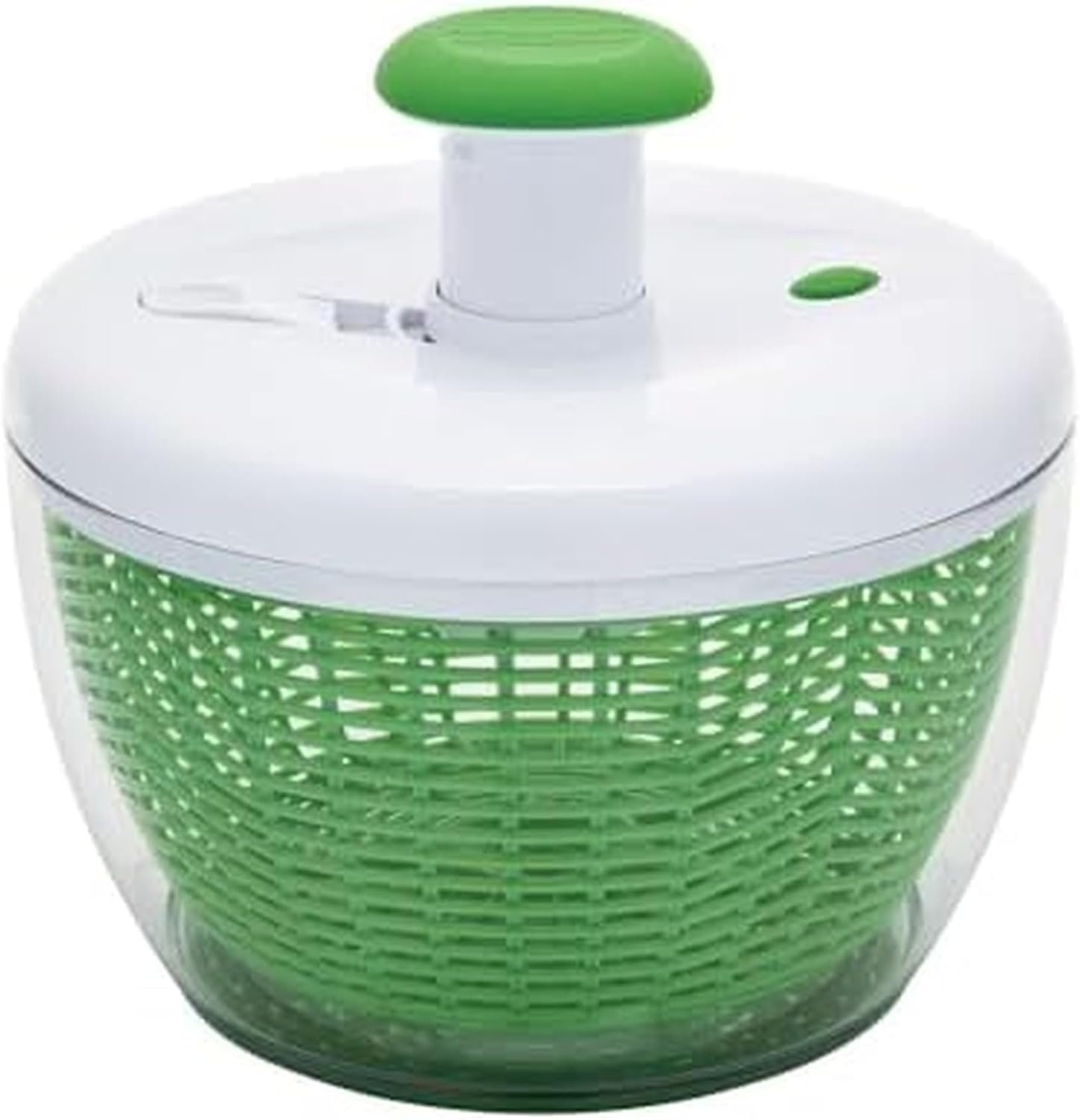 Farberware Small Pro Salad Spinner, 3.16 Qt Lettuce Spinner with Pump Mechanism, Colander Basket and Non-Slip Base – Compact Fruit Washer Spinner Bowl for Singles and Couples