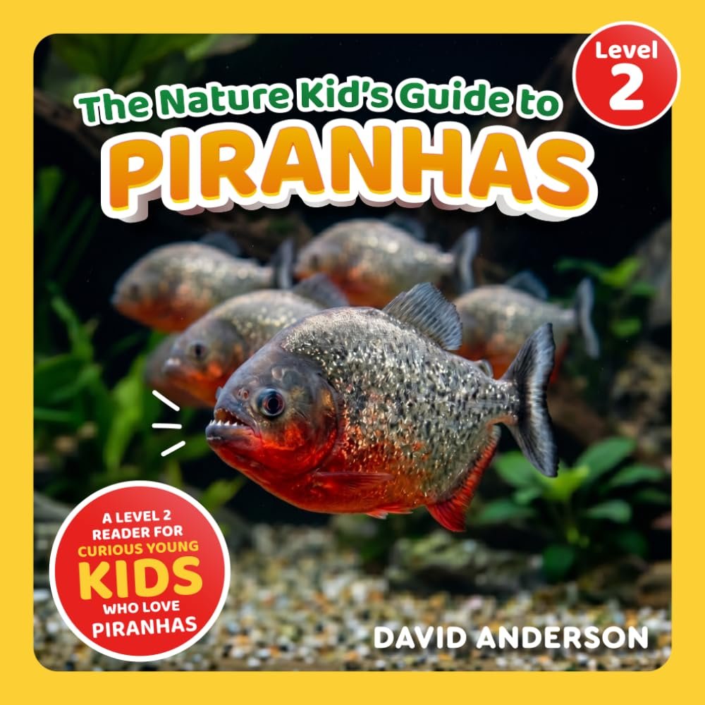 The Nature Kid’s Guide to Piranhas: A Level 2 Reader for Curious Young Kids Who Love Piranhas!