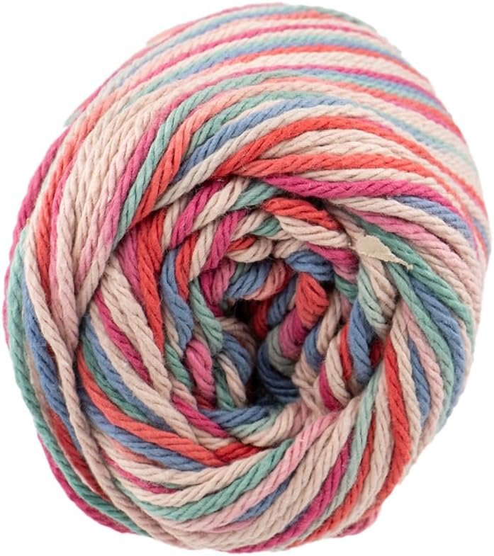 3 Pack 100% Cotton Yarn – Size 4 Medium Weight – Perfect for Crafting, Clothing, Accessories and More!