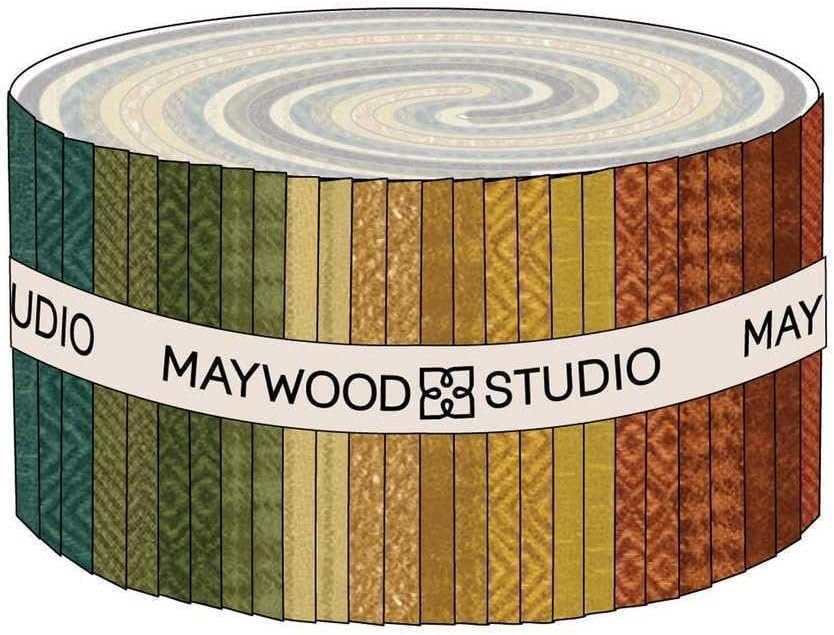 Bonnie Sullivan Woolies Flannel Desert Sunset Strips 40 2.5-inch Strips Jelly Roll Maywood Studio