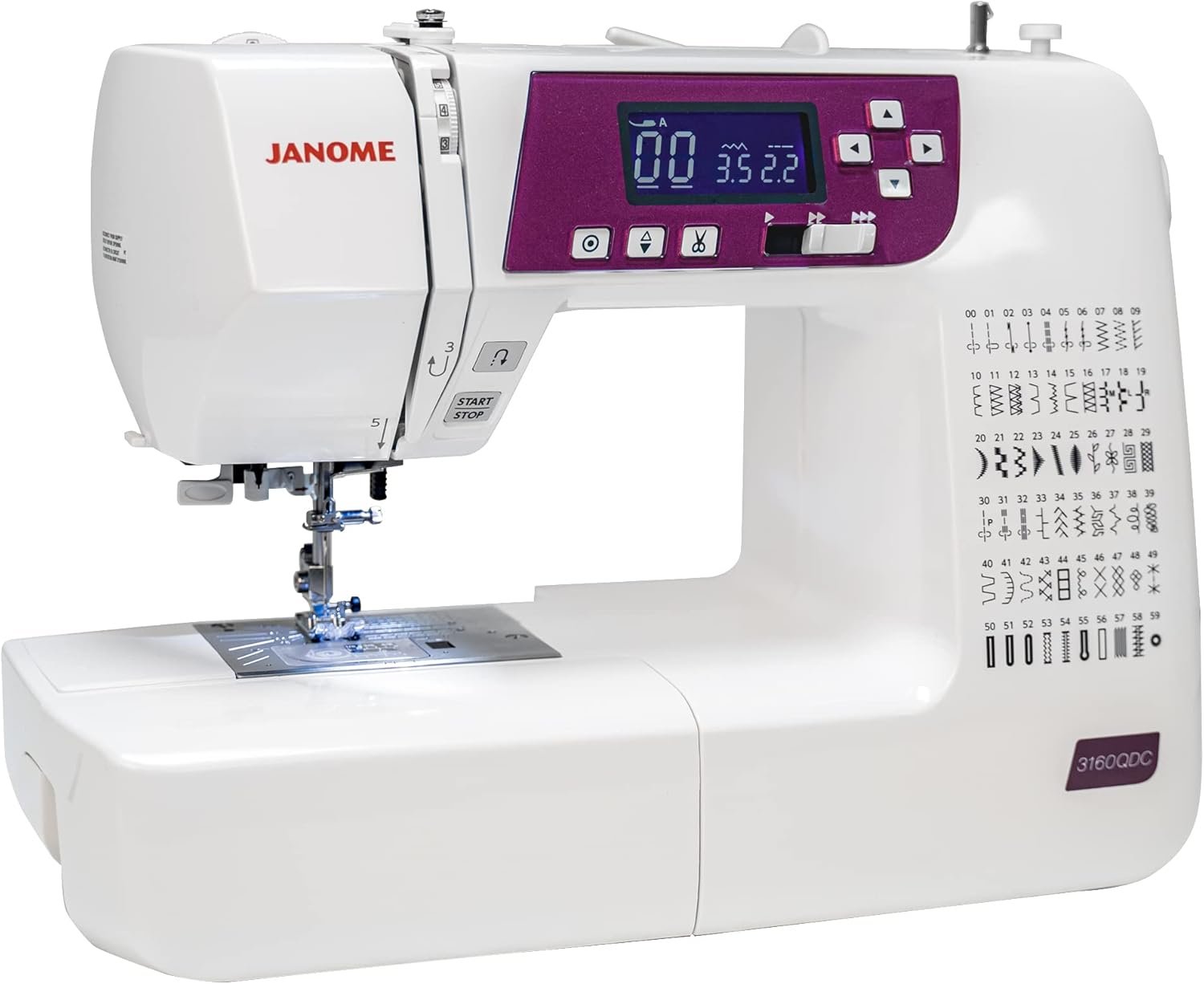 Janome 3160QDC-G Sewing and Quilting Machine with Bonus Quilt Kit!