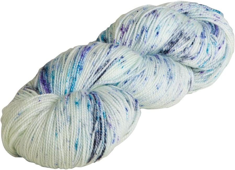 Knit Picks Hawthorne Hand Painted Fingering Weight Sock Yarn (Blueberry Speckle)