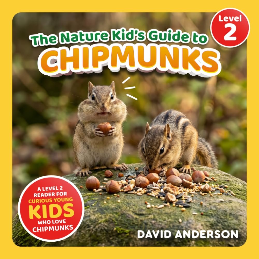 The Nature Kid’s Guide to Chipmunks: A Level 2 Reader for Curious Young Kids Who Love Chipmunks!