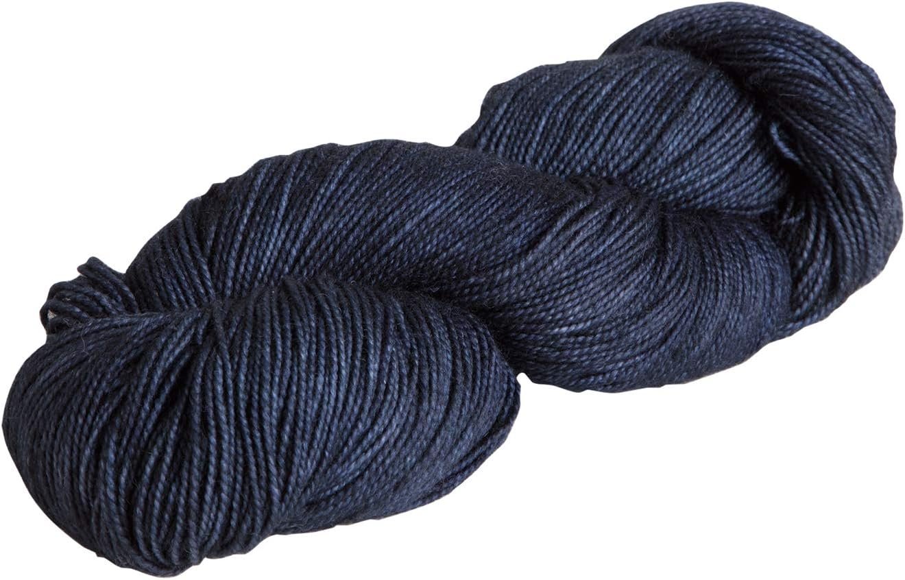 Knit Picks Hawthorne Tonal Hand Painted Fingering Weight Navy Blue Sock Yarn (Klamath Falls)