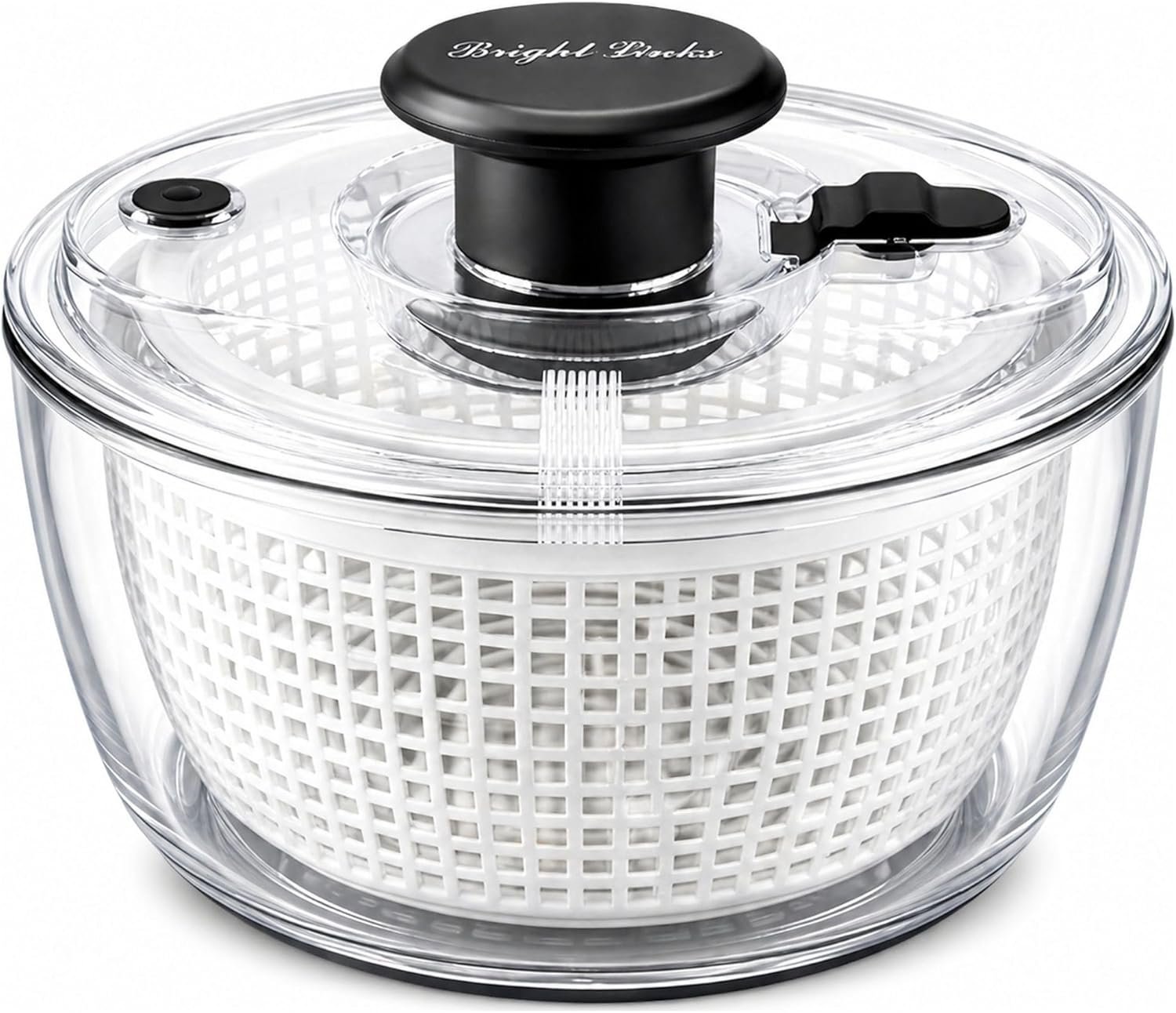 Good Grips Salad Spinner 3.6L – Large Lettuce Spinner & Salad Cleaner with Bowl & Lid, Fruit Washer, Vegetable Cleaner, Strainer Bowl, Fast Drying Multipurpose Kitchen Tool