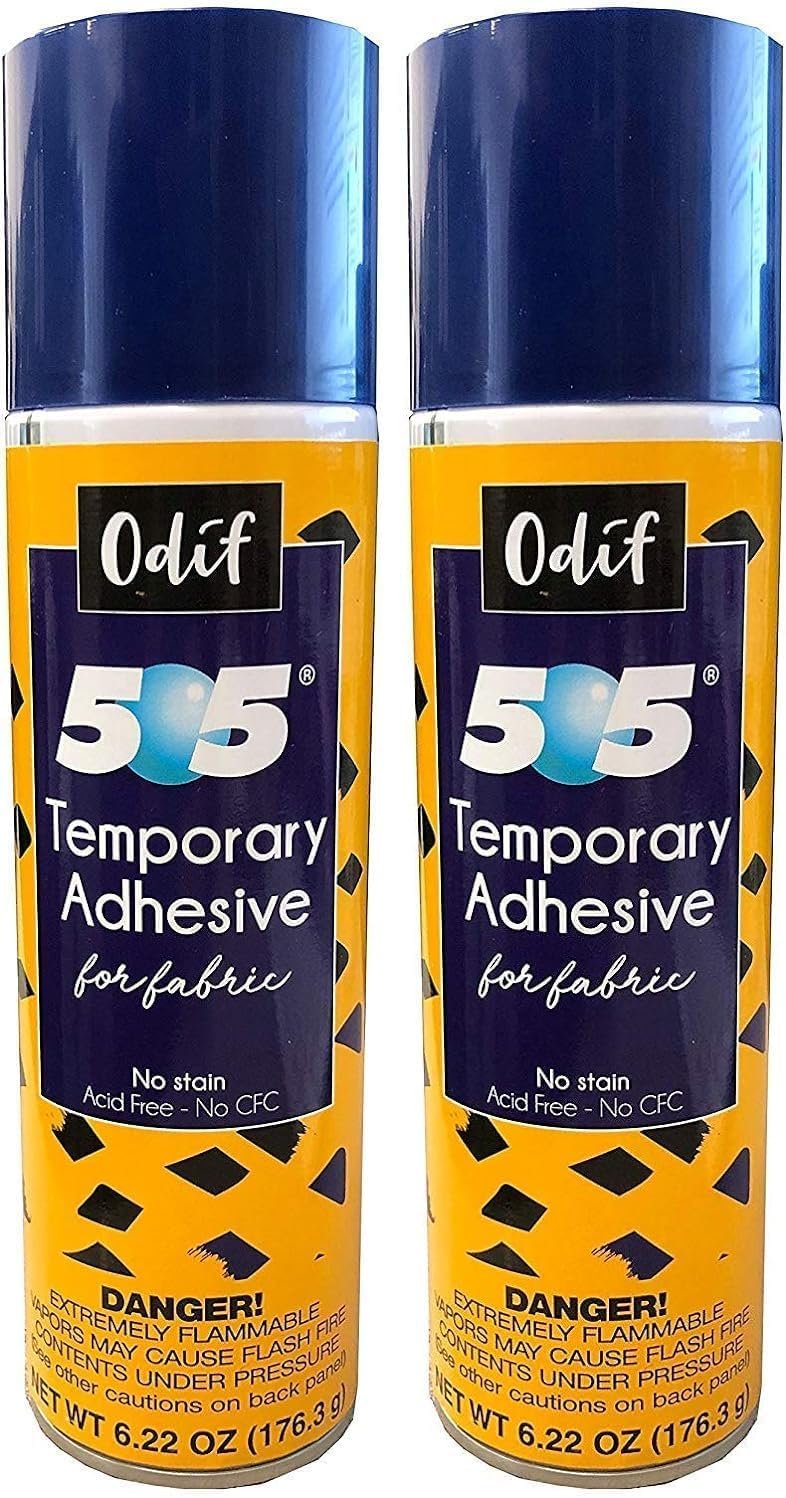 Odif Basting Spray, 6.22 oz, Clear (Тwo Рack)