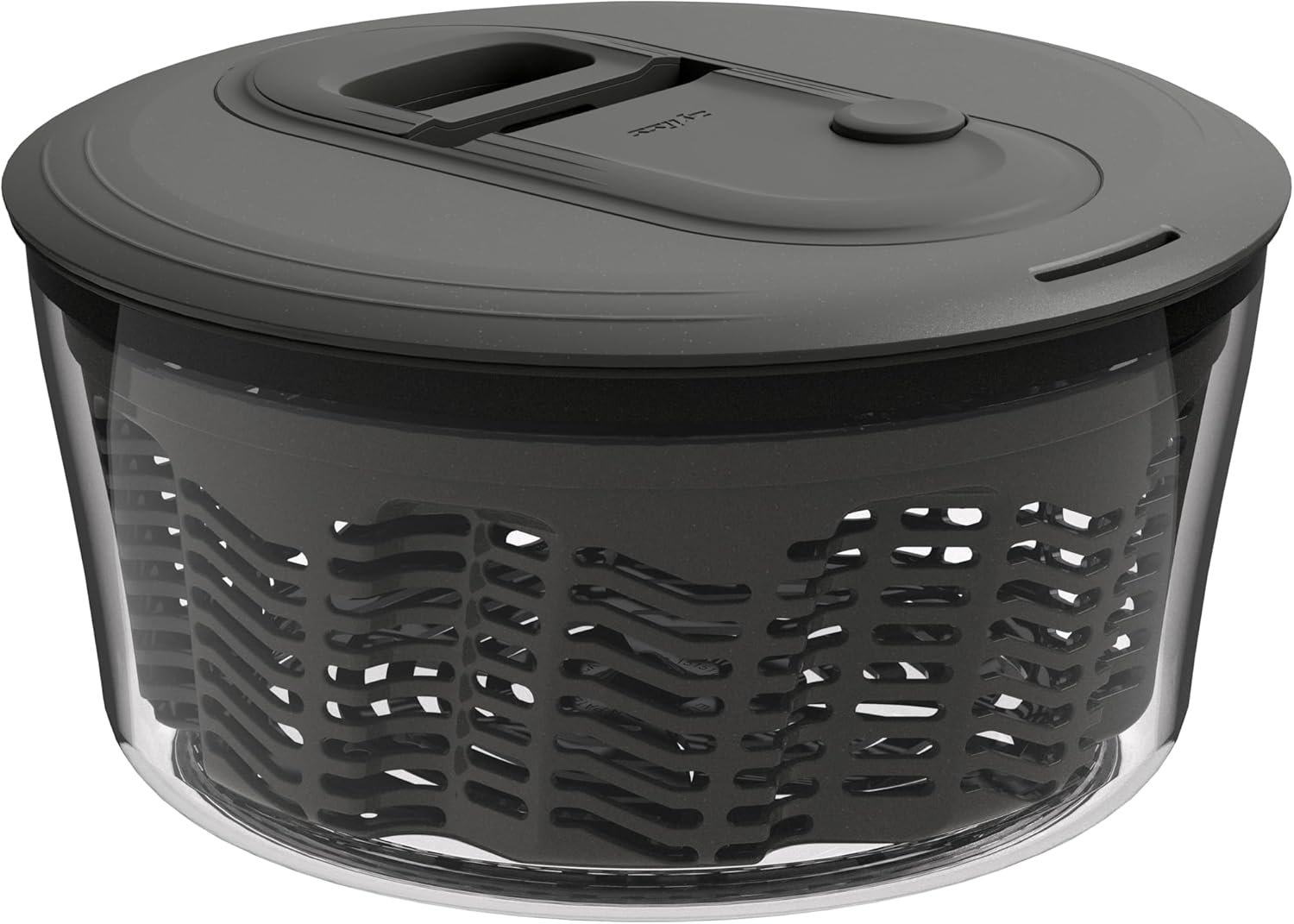 Zyliss Easy Spin Salad Spinner – Fruit & Veggie Dryer – Produce Spinner & Cleaner for Salad Prep – Dishwasher-Safe Kitchen Essential – Non-Slip Bowl with Pull Handle – Stainless Easy Spin Small