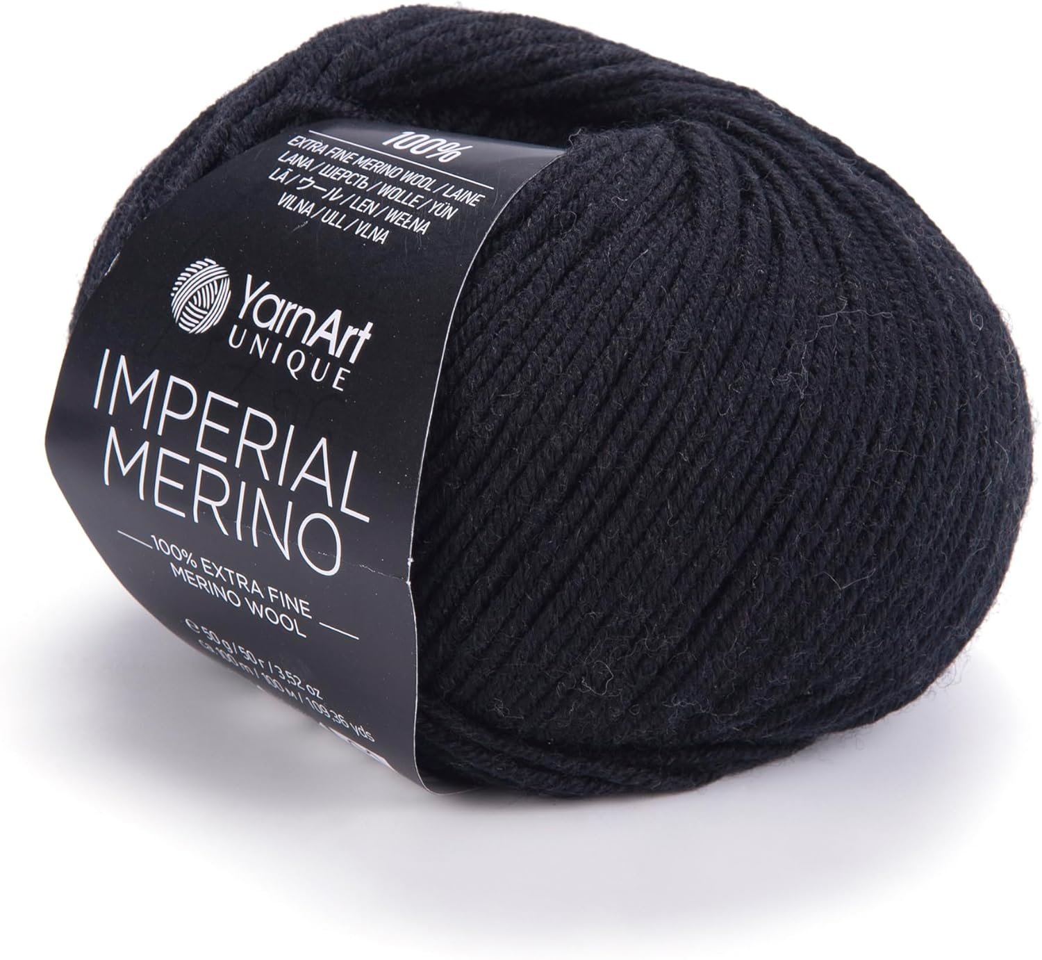 YarnArt Unique Imperial Merino Yarn – 100% Extra Fine Merino Wool, Luxurious Soft Yarn for Knitting, Crocheting, Baby Clothes, Scarves, Sweaters, 1.76 oz/50g, 109 yds (3301)