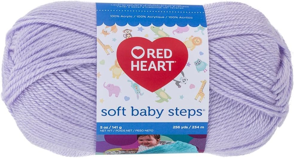 Red Heart Soft Baby Steps Yarn, Lavender