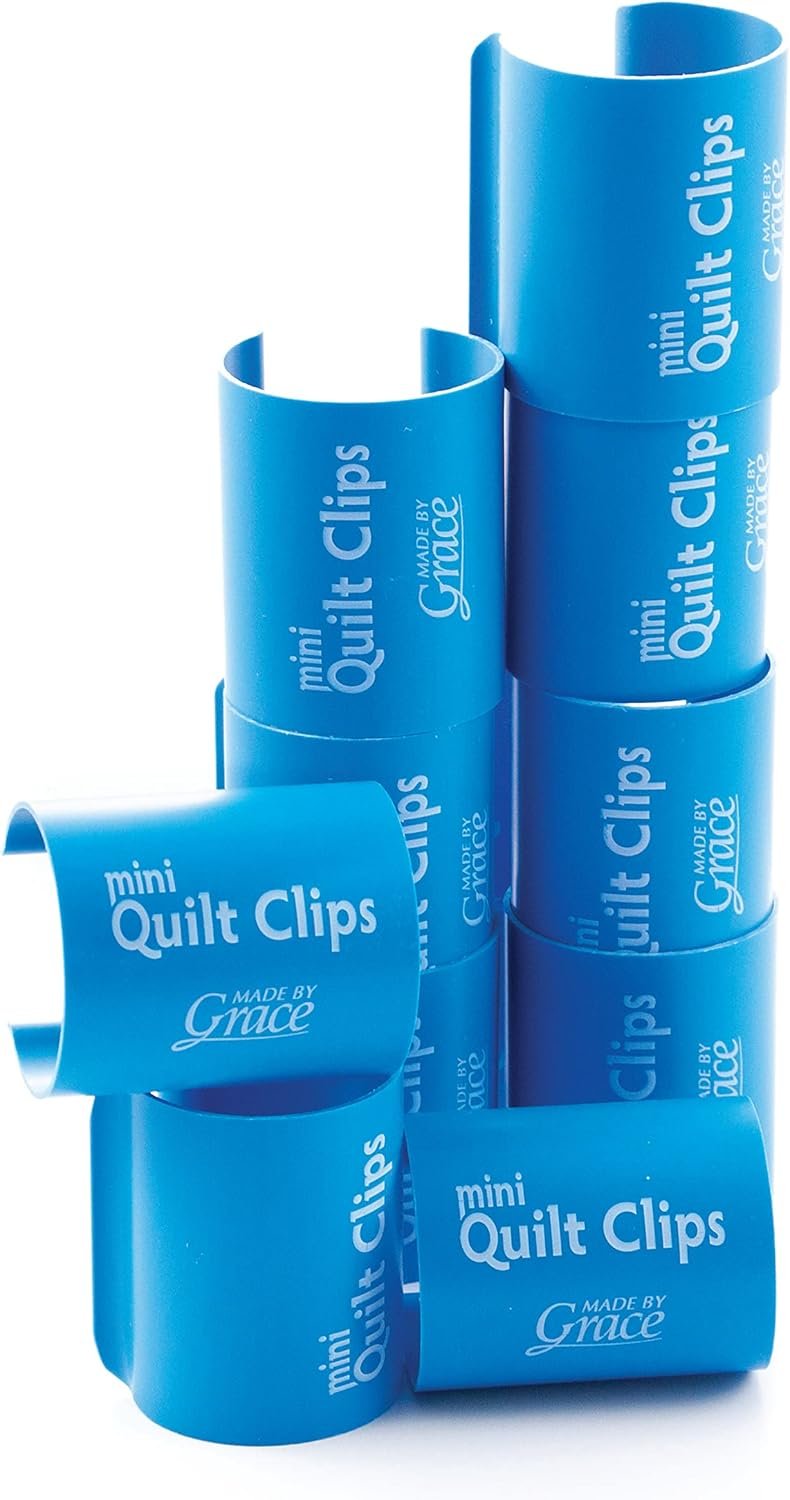 Grace Mini Quilt Clips for Quilting Fabric Management, 1.5 in