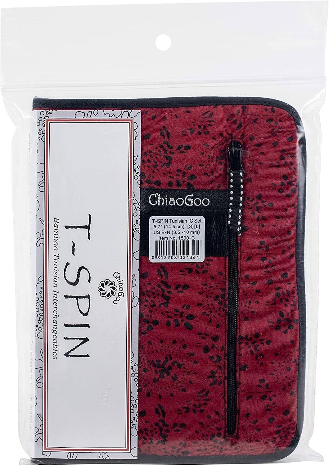 ChiaoGoo T-Spin Tunisian IC Set, 5.7-inch (14.5 cm) [S][L], US E-N (3.5-10 mm)
