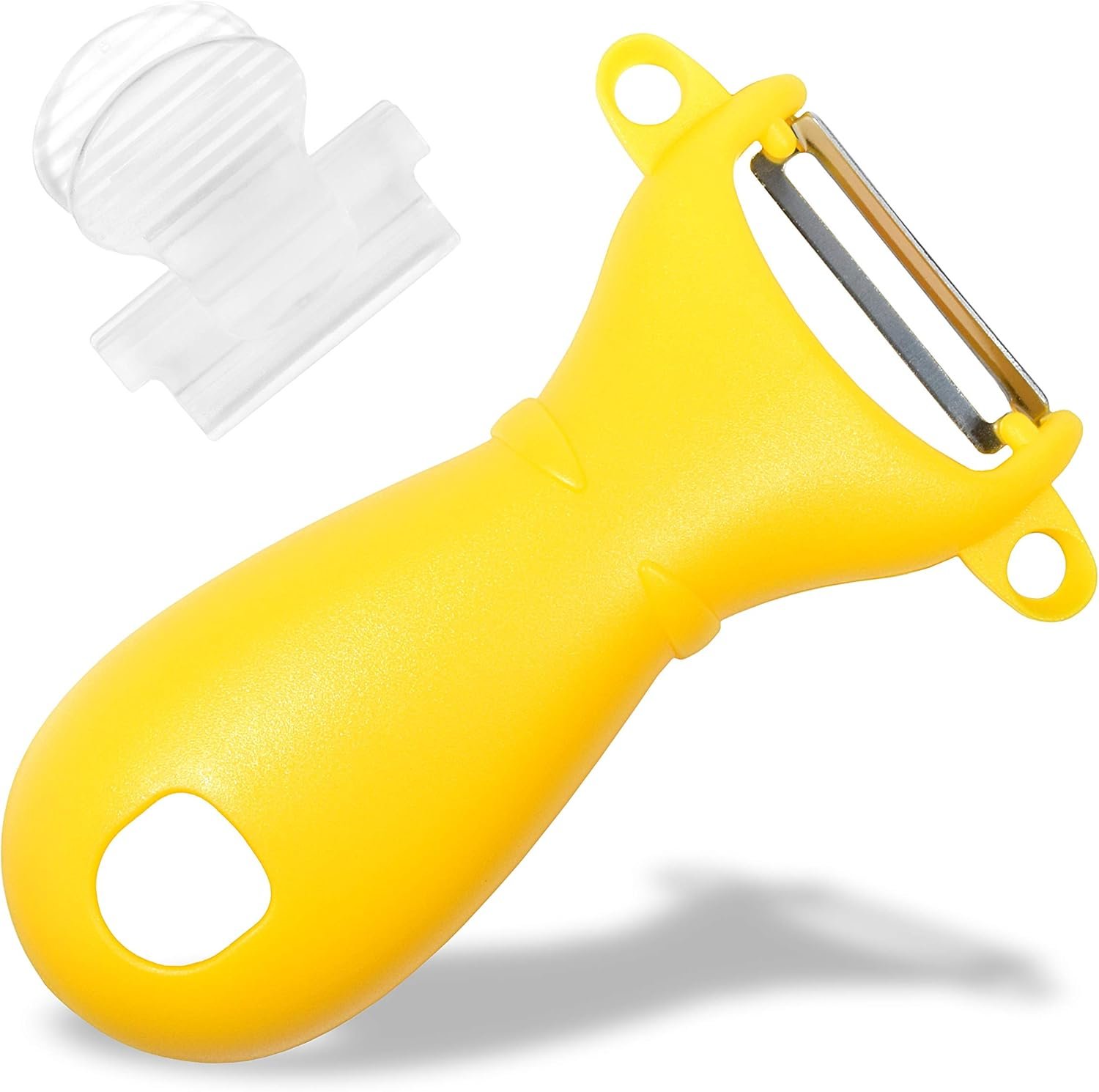 Seki Japan Kids Vegetable Peeler, Small Size Safety Peeler, Stainless Steel Blade With Safety Cover