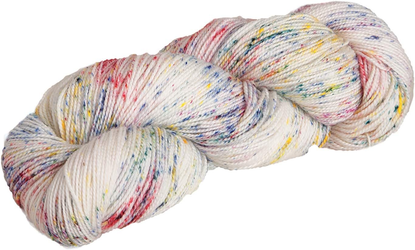 Knit Picks Hawthorne Speckle Hand Paint Fingering Weight Sock Yarn (Confetti Speckle)