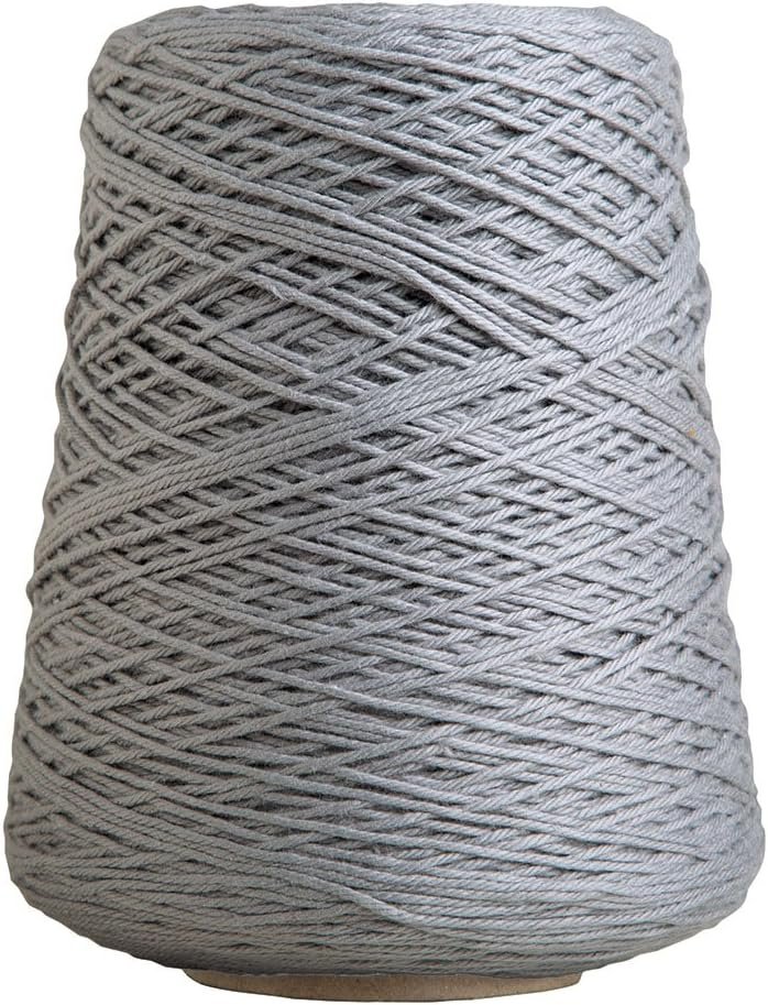 Knit Picks Dishie Worsted Weight 100% Cotton Yarn Cone – 400 g (Silver)