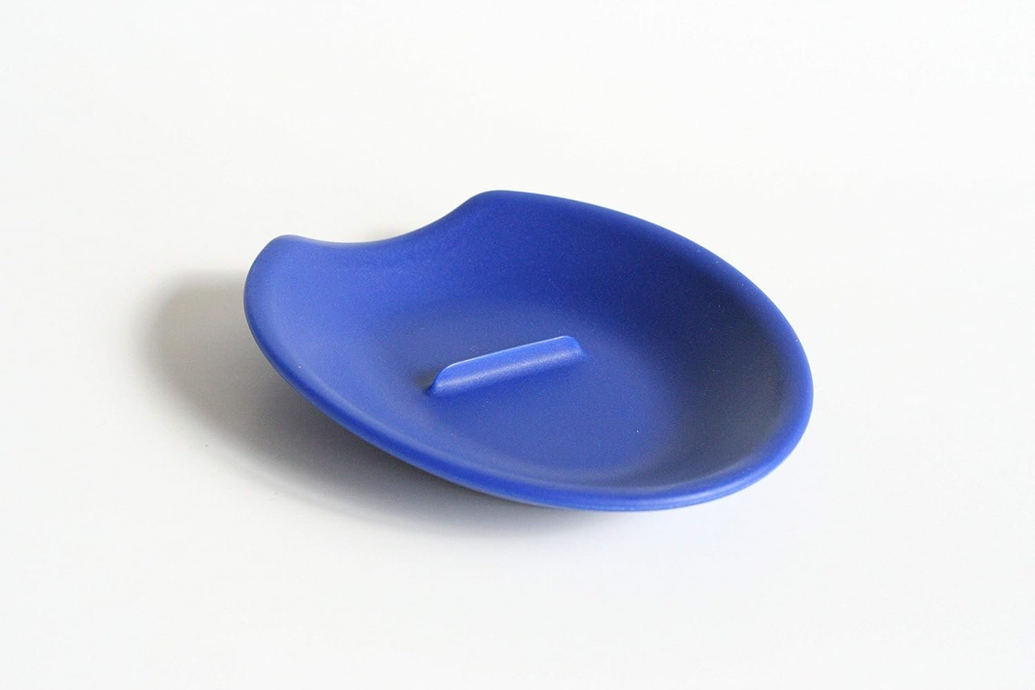 THE ORIGINAL Crack’em Egg Cracker & Spoon Rest (Cobalt Blue) – Perfectly Cracks Eggs & Contains Messes – Easy to Use & Clean – Great for Kids – Prevents Broken Yolks