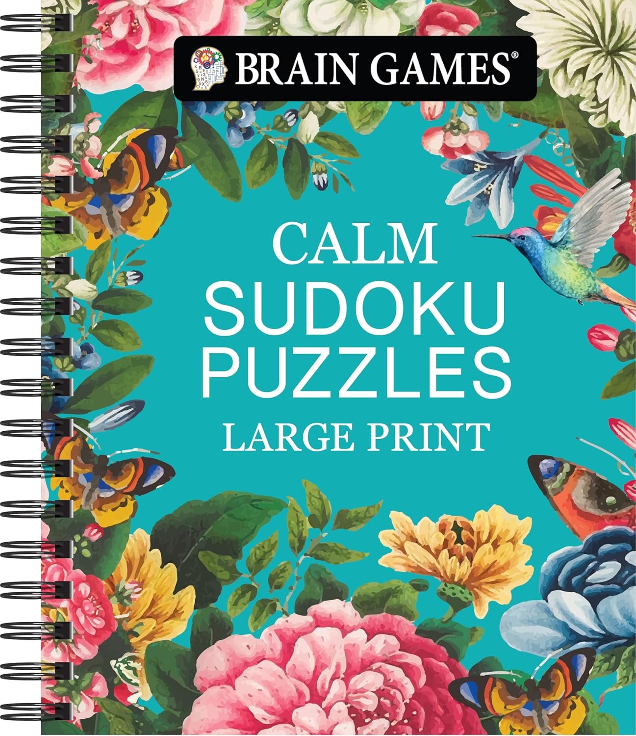 Brain Games – Calm: Sudoku Puzzles – Large Print (Brain Games Large Print)