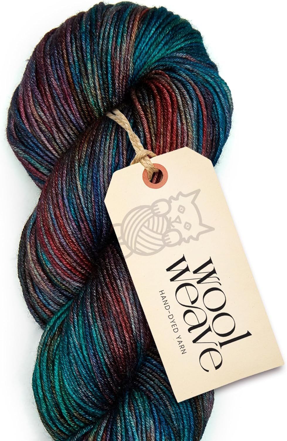 Superwash Merino Wool Yarn for Knitting & Crocheting – Premium Hand Dyed Yarns, 100gr, 240 Yards Dk Weight – Luxurious, Soft & Durable Blue Variegated Yarn