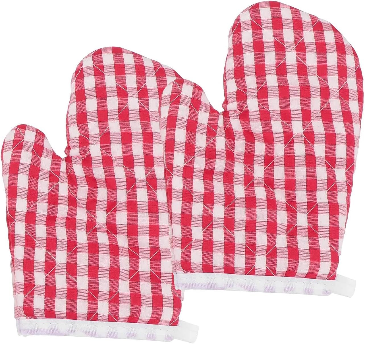 Kids Oven Mitts (2 Pcs) – Heat Resistant & Comfortable Mini Oven Gloves for Children – Safe for Baking, Cooking, Grilling – Child-Sized Kitchen Mitts, Non-Slip & Heatproof