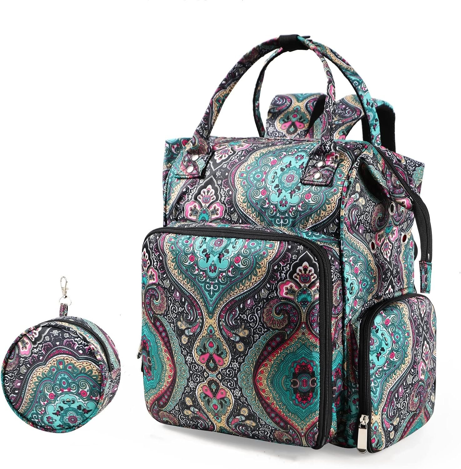 crochet bag,knitting bagBackpack and Tote Bag Storage Bag ，Large capacityYarn Storage Organizer Travel Crochet Bag Women Carrying Crochet Accessories Knitting Needles Crochet