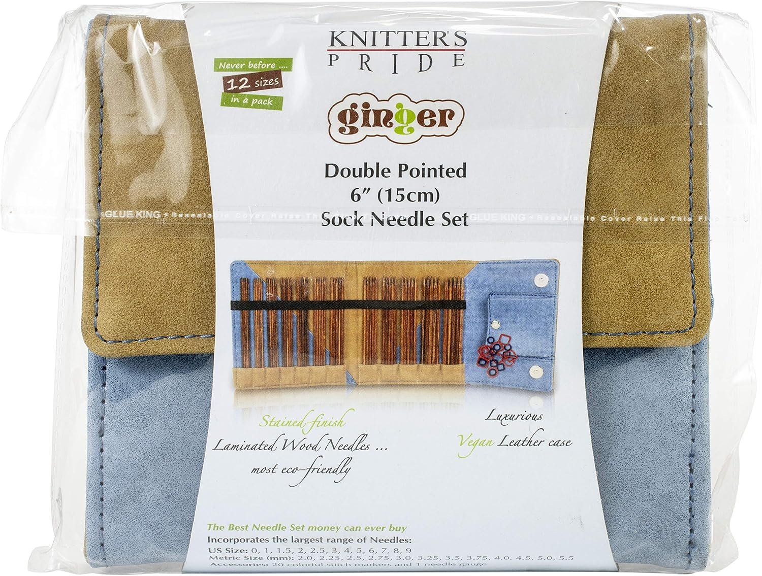 Knitter’s Pride KP150303 Ginger Double Pointed Needles Set-Socks Kit
