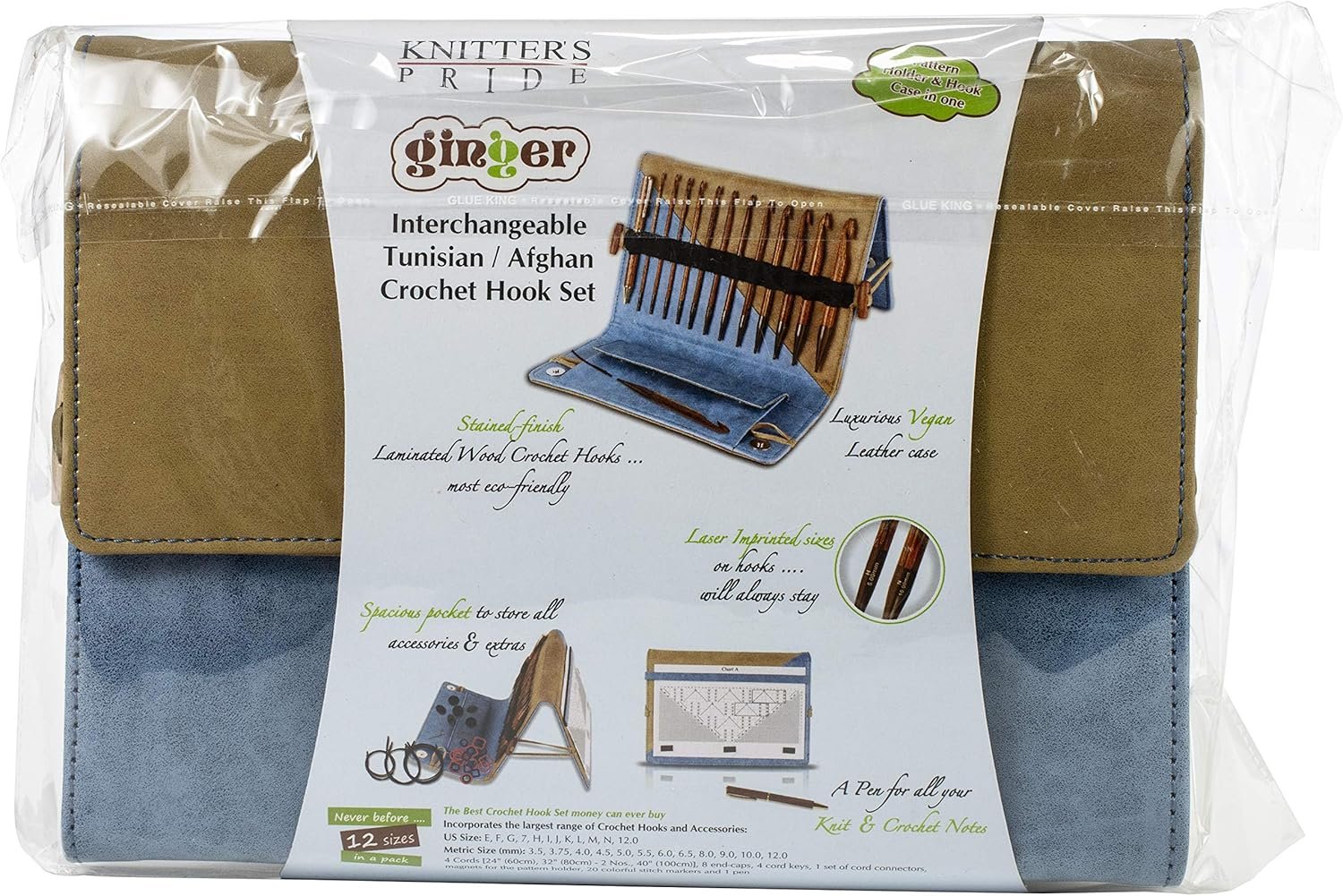 Knitter’s Pride Ginger Tunisian Crochet Hook Set