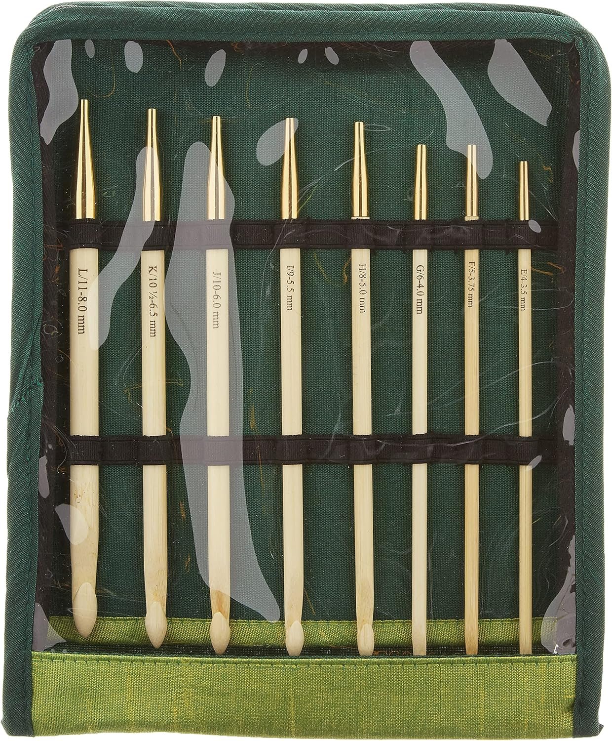 Knitter’s Pride-Bamboo Intchg Tunisian Crochet Hook Set